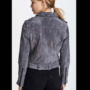 Blanknyc Stargazer Grey Suede Moto 